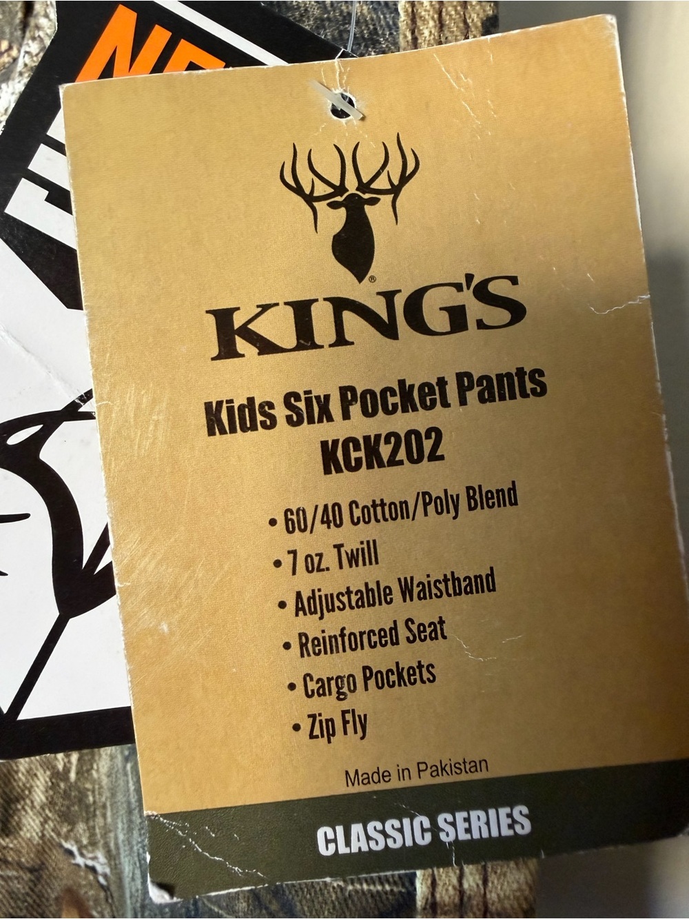 Kings Camo Realtree Edge Kids Six Pocket Hunting Cargo Pants 14/16 NWT - Picture 15 of 16